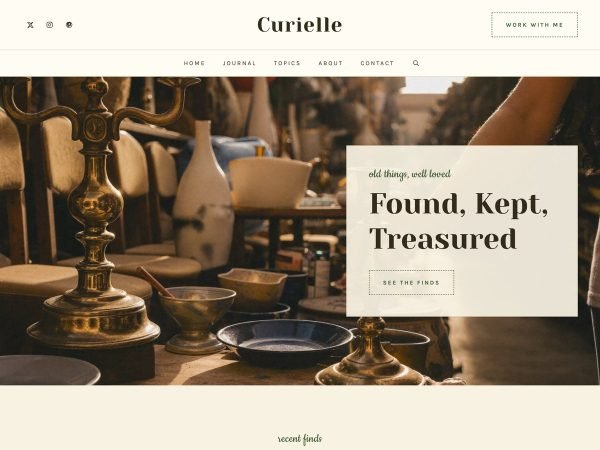 Curielle WordPress theme