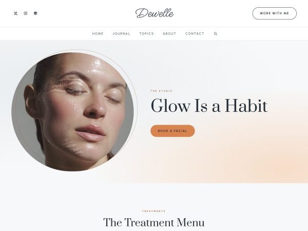 Dewelle WordPress theme
