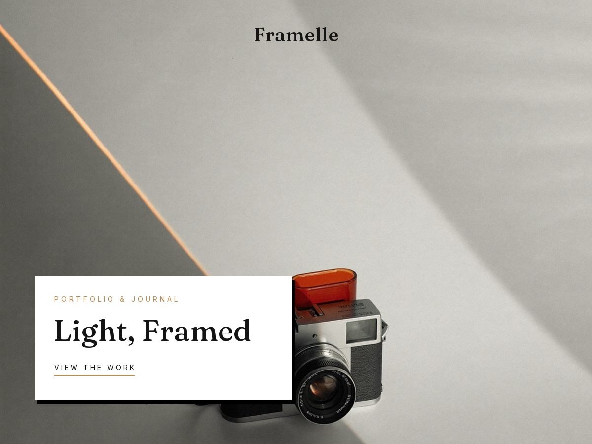 Framelle WordPress theme