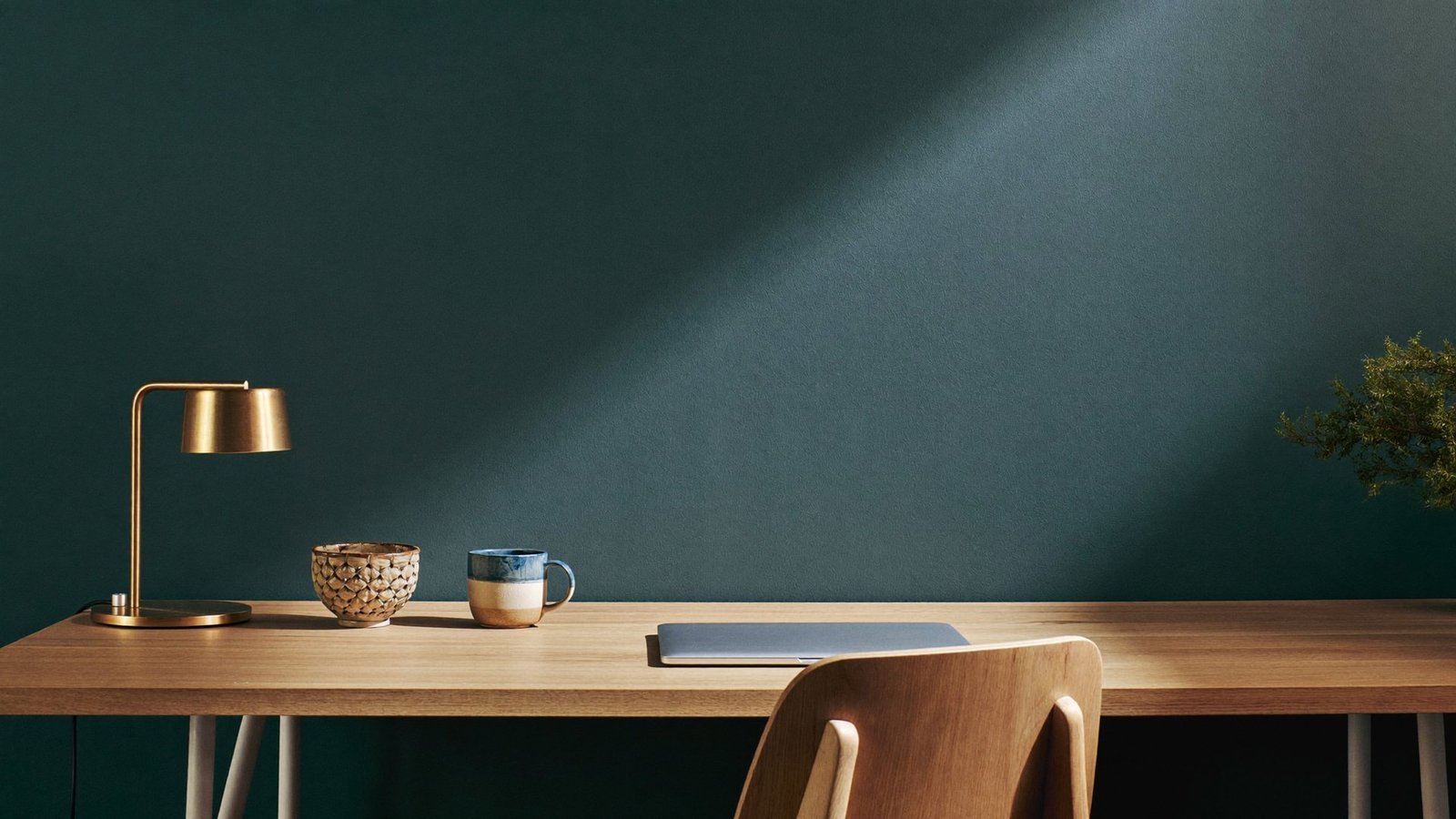 A calm desk styled with a PlugPier WordPress theme