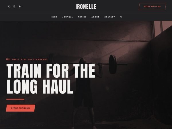 Ironelle WordPress theme