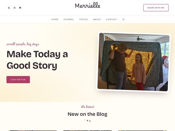 Merrielle WordPress theme