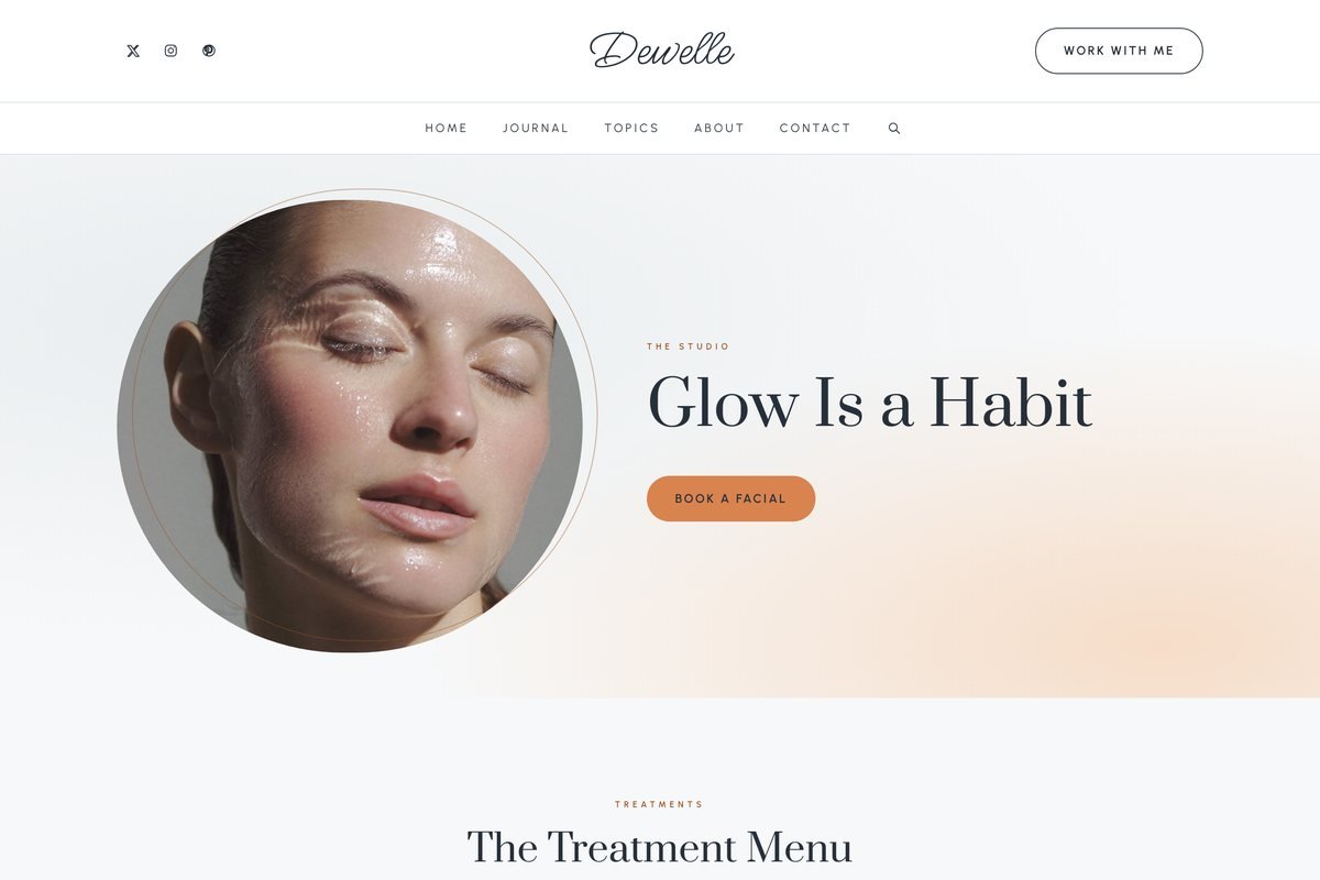 Dewelle homepage hero